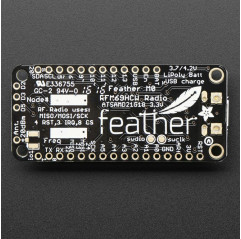 Adafruit Feather M0 RFM69HCW Packet Radio - 868 or 915 MHz - RadioFruit Adafruit 19040078 Adafruit