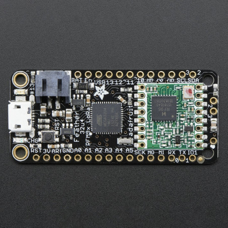 Adafruit Feather 32u4 RFM96 LoRa Radio - 433MHz - RadioFruit