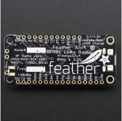 Adafruit Feather 32u4 RFM96 LoRa Radio - 433MHz - RadioFruit Adafruit 19040085 Adafruit