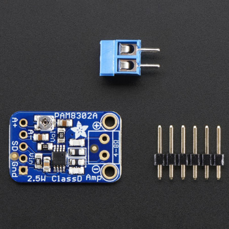 Adafruit Mono 2.5W Class D Audio Amplifier - PAM8302