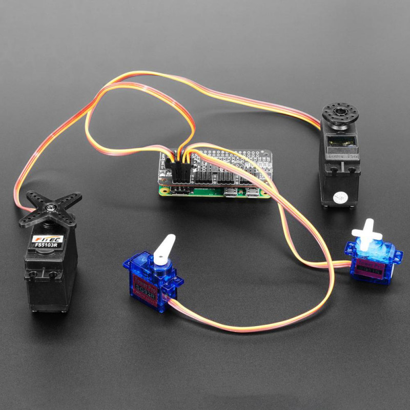 Adafruit 16-Channel PWM / Servo Bonnet for Raspberry Pi Adafruit19040098 Adafruit