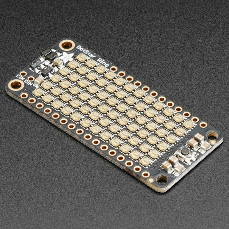 Adafruit DotStar FeatherWing - 6 x 12 RGB LEDs Adafruit19040114 Adafruit