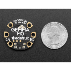 Adafruit GEMMA M0 - Miniature wearable electronic platform Adafruit 19040123 Adafruit