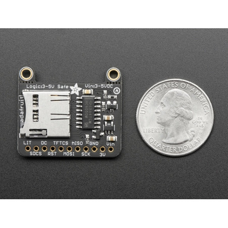 Adafruit 0.96" 160x80 Color TFT Display w/ MicroSD Card Breakout - ST7735