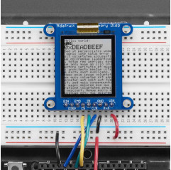 Adafruit SHARP Memory Display Breakout - 1.3" 168x144 Monochrome Adafruit 19040128 Adafruit