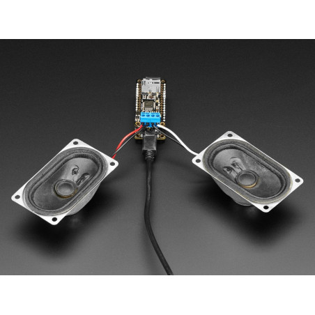 Music Maker FeatherWing w/ Amp - MP3 OGG WAV MIDI Synth Player - Stereo 3W Amplifier Adafruit 19040138 Adafruit