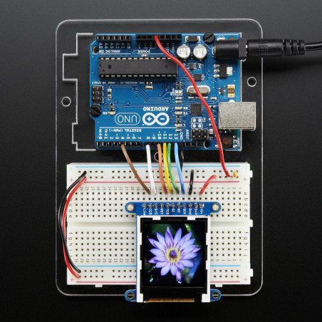 Adafruit 1.44" Color TFT LCD Display with MicroSD Card breakout - ST7735R