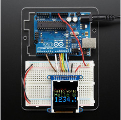 Adafruit 1.44" Color TFT LCD Display with MicroSD Card breakout - ST7735R Adafruit19040141 Adafruit