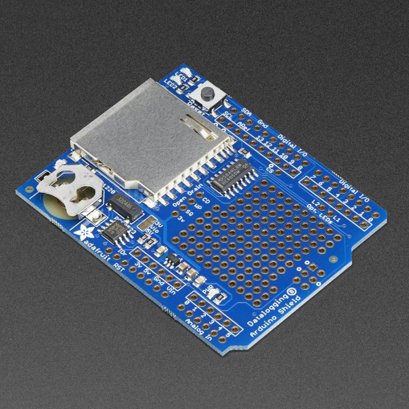 Adafruit Assembled Data Logging shield for Arduino Adafruit 19040142 Adafruit