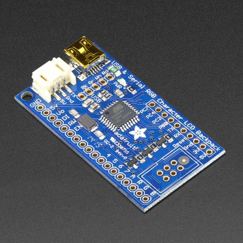 Adafruit USB + Serial LCD Backpack Add-On with Cable Adafruit 19040148 Adafruit