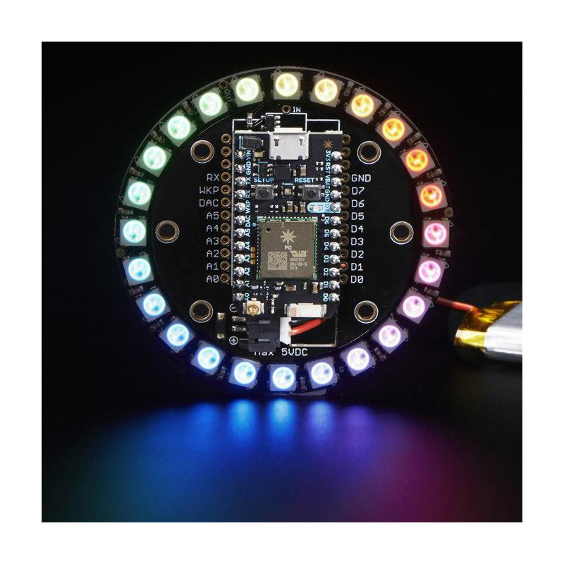 Adafruit Particle NeoPixel Ring Kit - 24 NeoPixels Adafruit19040151 Adafruit