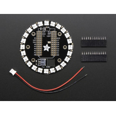 Adafruit Particle NeoPixel Ring Kit - 24 NeoPixels Adafruit 19040151 Adafruit