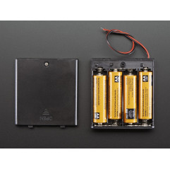 4 x AA Battery Holder with On/Off Switch Adafruit19040152 Adafruit