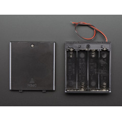 4 x AA Battery Holder with On/Off Switch Adafruit 19040152 Adafruit