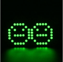 Adafruit 0.8" 8x16 LED Matrix FeatherWing Display Kit - Green Adafruit 19040173 Adafruit