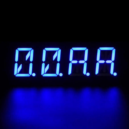 Adafruit 0.54" Quad Alphanumeric FeatherWing Display - White