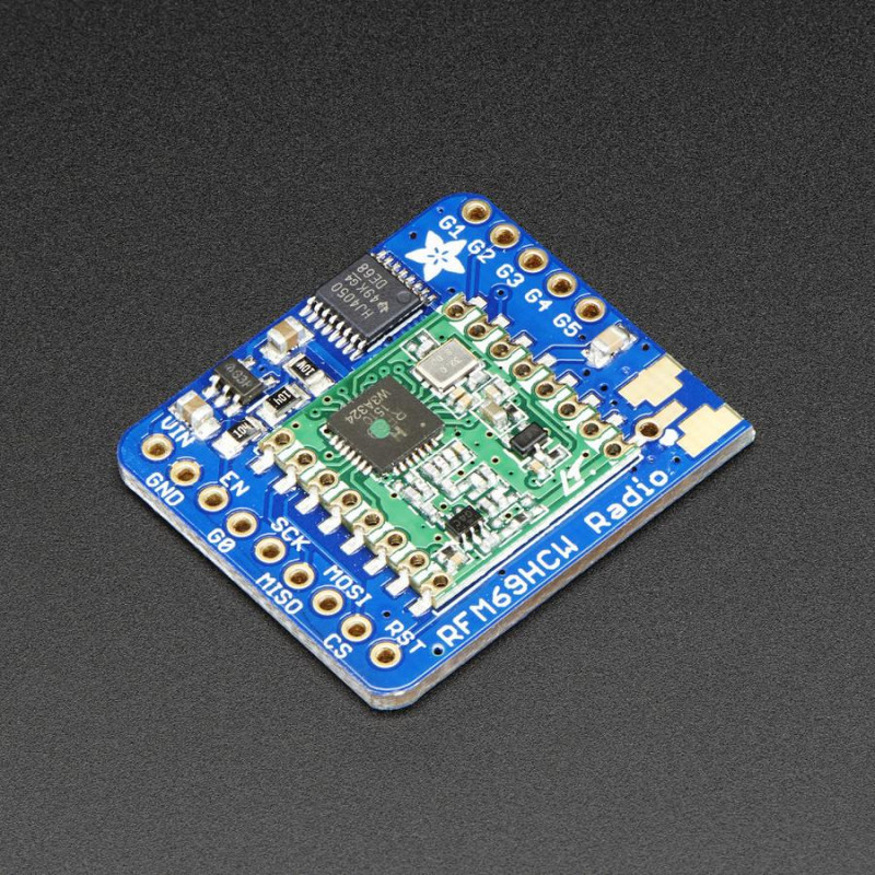 Adafruit RFM69HCW Transceiver Radio Breakout - 868 or 915 MHz Adafruit 19040188 Adafruit