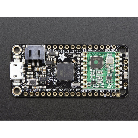 Adafruit Feather 32u4 RFM69HCW Packet Radio - 868 / 915 MHz
