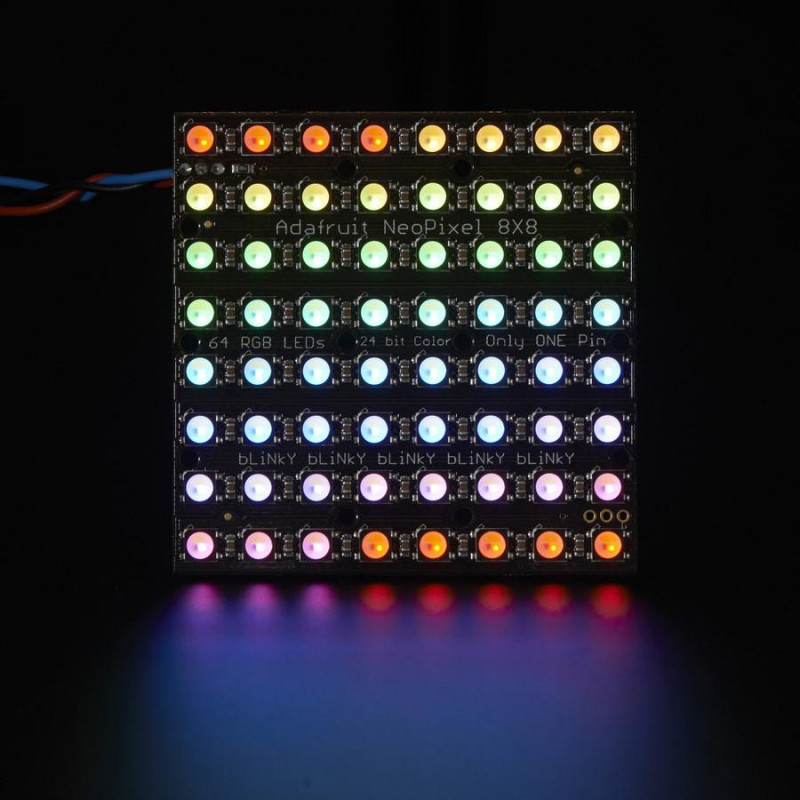 Adafruit NeoPixel NeoMatrix - 64 RGBW - Cool White - ~6000K Adafruit19040197 Adafruit