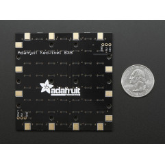 Adafruit NeoPixel NeoMatrix - 64 RGBW - Cool White - ~6000K Adafruit 19040197 Adafruit