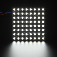 Adafruit NeoPixel NeoMatrix - 64 RGBW - Cool White - ~6000K Adafruit 19040197 Adafruit