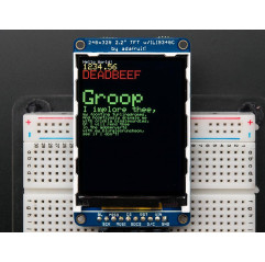Adafruit 2.2" 18-bit color TFT LCD display with microSD card breakout Adafruit 19040200 Adafruit