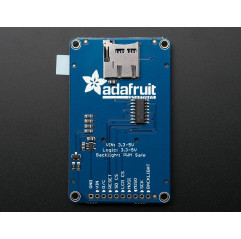 Adafruit 2.2" 18-bit color TFT LCD display with microSD card breakout Adafruit19040200 Adafruit