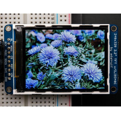 Adafruit 2.2" 18-bit color TFT LCD display with microSD card breakout Adafruit19040200 Adafruit