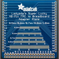 Adafruit Multi-pitch FPC Adapter - 40 Pin 0.5/0.6/0.7/0.8/1.0mm Adafruit 19040201 Adafruit