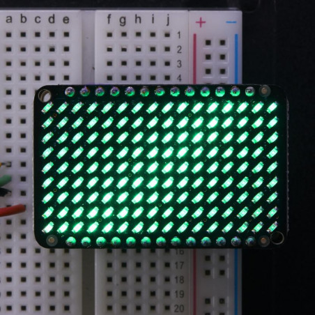 Adafruit LED Charlieplexed Matrix - 9x16 LEDs - Green