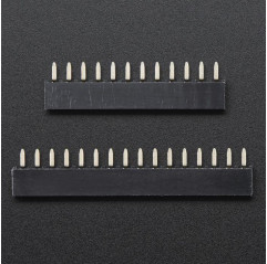 Short Feather Headers Kit - 12-pin and 16-pin Female Header Set Adafruit 19040211 Adafruit