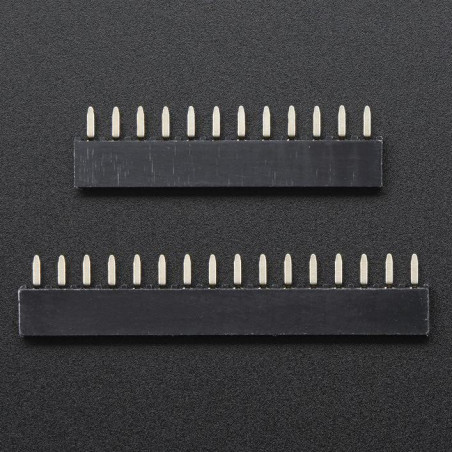 Short Feather Headers Kit - 12-pin and 16-pin Female Header Set Adafruit 19040211 Adafruit