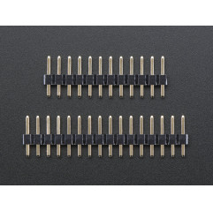 Short Feather Male Headers - 12-pin and 16-pin Male Header Set Adafruit19040227 Adafruit