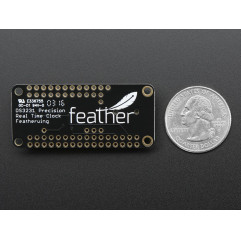 DS3231 Precision RTC FeatherWing - RTC Add-on For Feather Boards Adafruit19040228 Adafruit