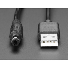 USB to 2.1mm DC Booster Cable - 12V Adafruit 19040236 Adafruit