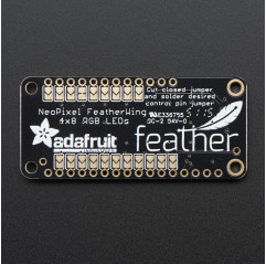 NeoPixel FeatherWing - 4x8 RGB LED Add-on For All Feather Boards Adafruit 19040238 Adafruit