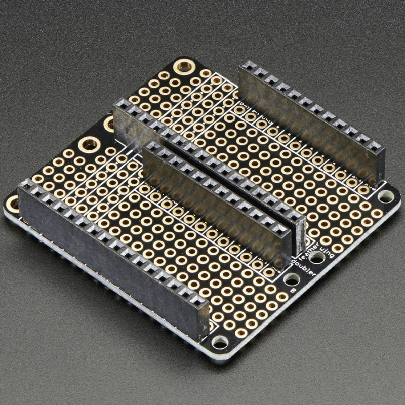 FeatherWing Doubler - Prototyping Add-on For All Feather Boards Adafruit 19040240 Adafruit