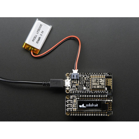 FeatherWing OLED - 128x32 OLED Add-on For All Feather Boards