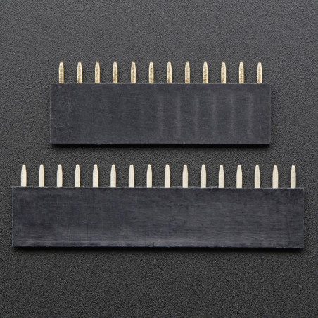 Feather Header Kit - 12-pin and 16-pin Female Header Set Adafruit 19040243 Adafruit