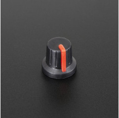 Potentiometer Knob - Soft Touch T18 - Red Adafruit 19040259 Adafruit