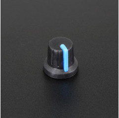 Potentiometer Knob - Soft Touch T18 - Blue Adafruit19040261 Adafruit