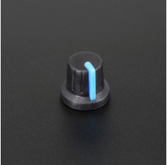 Potentiometer Knob - Soft Touch T18 - Blue Adafruit 19040261 Adafruit