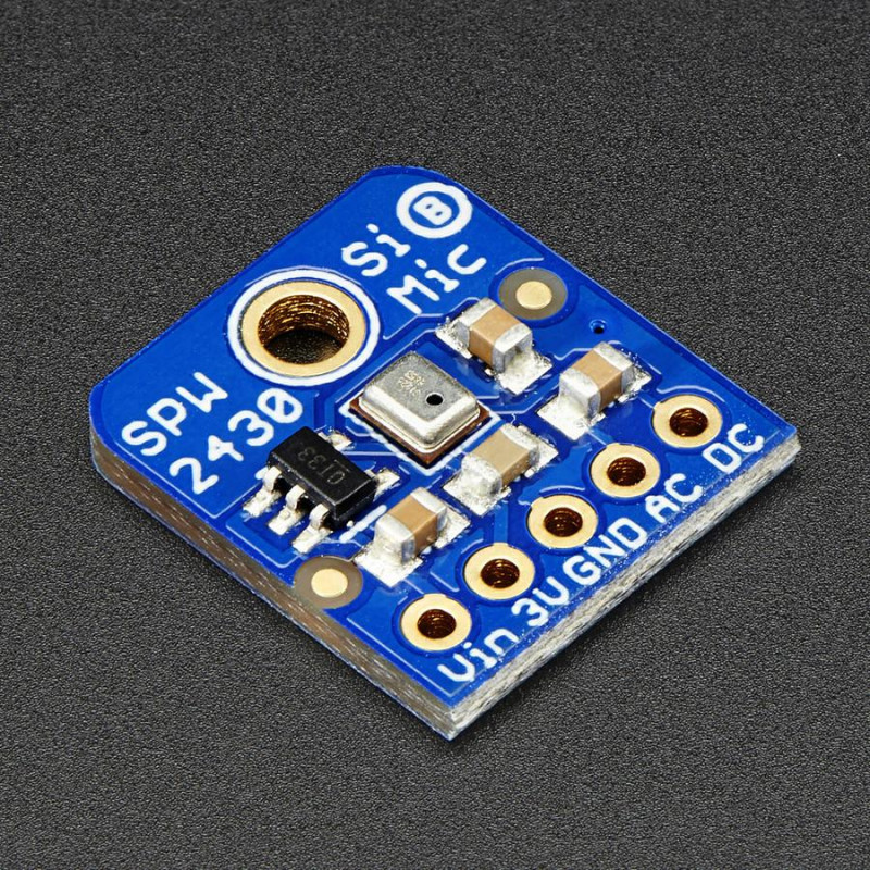 Adafruit Silicon MEMS Microphone Breakout - SPW2430 Adafruit 19040263 Adafruit