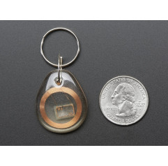 MiFare Classic (13.56MHz RFID/NFC) Clear Keychain Fob - 1KB Adafruit19040269 Adafruit