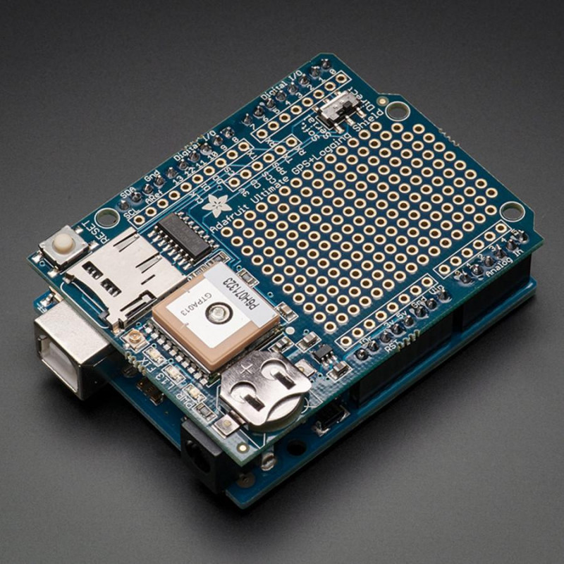 Adafruit Ultimate GPS Logger Shield - Includes GPS Module Adafruit19040276 Adafruit