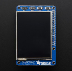 PiTFT Plus Assembled 320x240 2.8" TFT + Resistive Touchscreen Adafruit 19040293 Adafruit