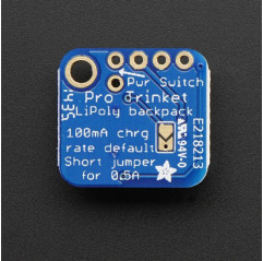 Adafruit LiIon/LiPoly Backpack Add-On for Pro Trinket/ItsyBitsy Adafruit 19040295 Adafruit