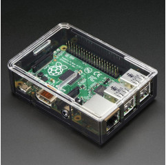 Adafruit Raspberry Pi B+ / Pi 2 / Pi 3 Case - Smoke Base - w/ Clear Top Adafruit19040315 Adafruit