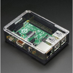 Adafruit Raspberry Pi B+ / Pi 2 / Pi 3 Case - Smoke Base - w/ Clear Top Adafruit 19040315 Adafruit