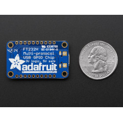 Adafruit FT232H Breakout - General Purpose USB to GPIO+SPI+I2C Adafruit19040316 Adafruit